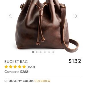 Portland Leather large Bucket Bag